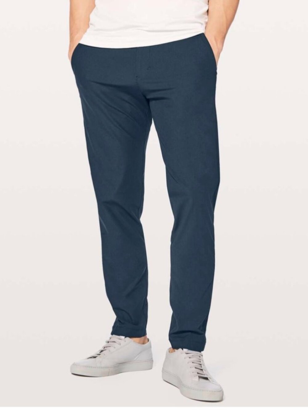 LULULEMON Commission Slim Pant Warpstreme 31 True Navy Blue Men's 31